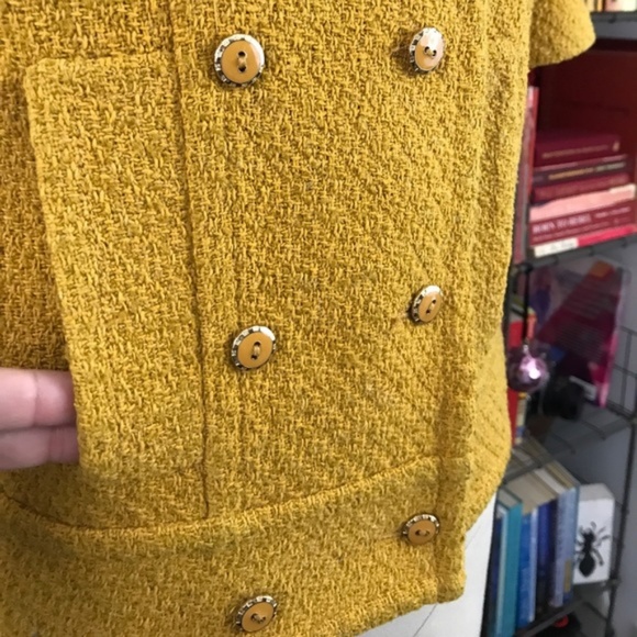 SALE Idra Lasata Military Boucle Tweed Blazer - Picture 3 of 8